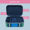 image:imagekate spade new york Black Travel Jewelry Case Small Jewelry Box to Organize Rings Necklaces Earrings Grand Plaid Duo