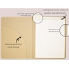 image:imagekate spade new york BlackGold Leatherette Notepad Folio Professional Padfolio with Lined Writing Pad Interior Pocket and Pen Loop Scatter DotScatter Dot