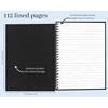 image:imagekate spade new york BlackWhite Mini Spiral Notebook 825 x 675 Journal Notebook with 112 Lined Pages Black Spade DotBlack Spade Dot