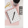 image:imagekate spade new york BlackWhite Mini Spiral Notebook 825 x 675 Journal Notebook with 112 Lined Pages Black Spade DotBlack Spade Dot