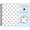 image:imagekate spade new york BlackWhite Mini Spiral Notebook 825 x 675 Journal Notebook with 112 Lined Pages Black Spade DotBlack Spade Dot