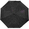image:imagekate spade new york BlackWhite Travel Umbrella Lightweight Compact Umbrella with Storage Sleeve Polka DotsPolka Dots