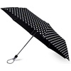 image:imagekate spade new york BlackWhite Travel Umbrella Lightweight Compact Umbrella with Storage Sleeve Polka DotsPolka Dots