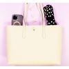image:imagekate spade new york BlackWhite Travel Umbrella Lightweight Compact Umbrella with Storage Sleeve Polka DotsPolka Dots