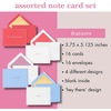 image:imagekate spade new york Blank Assorted Notecard Set Stationery Set with 16 Cards and Envelopes All Occasion Notecards Hey There