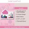 image:imagekate spade new york Blank Greeting Cards Stationery Set with 10 Cards and Envelopes Colorful All Occasion Notecards Charmed Library