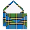 image:imagekate spade new york Blank Thank You Cards for Holidays and Celebrations Stationery Set with 10 Cards and Envelopes Grand Plaid Duo375 inches x 5125 inches
