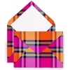 image:imagekate spade new york Blank Thank You Cards for Holidays and Celebrations Stationery Set with 10 Cards and Envelopes Grand Plaid Duo375 inches x 5125 inches