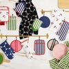 image:imagekate spade new york Botanical Stripe Mini Oven Mitt 2Pack Set 55 x 8 GreenPinkBlackBeige