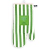image:imagekate spade new york Botanical Stripe Oven Mitt 2Pack Set 7 x 13 GreenPinkGreenPink