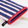 image:imagekate spade new york Botanical Stripe Oven Mitt 2Pack Set 7 x 13 GreenPinkNavy BlueRed
