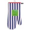 image:imagekate spade new york Botanical Stripe Oven Mitt 2Pack Set 7 x 13 GreenPinkNavy BlueRed