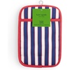 image:imagekate spade new york Botanical Stripe Pot Holder 2Pack Set 7 x 10 GreenPinkNavy BlueRed