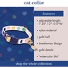 image:imagekate spade new york Breakaway Cat Collar Adjustable Collar with Buckle Closure Watercolor Dot