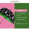 image:imagekate spade new york Bubble Umbrella in Cute Black Pattern for Adults Use for Rain or Sun Large Size Joy Dot