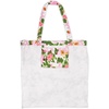 image:imagekate spade new york Canvas Tote Bag for Women Cute Tote Bag for Work or Teacher Canvas Beach Bag Book Tote with PocketHidden Garden