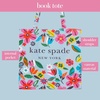 image:imagekate spade new york Canvas Tote Bag for Women Cute Tote Bag for Work or Teacher Canvas Beach Bag Book Tote with PocketSafari Floral