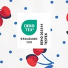 image:imagekate spade new york Cherry Dot Kitchen Towel Oven Mitt amp Pot Holder 4Pack Set 17 x 28 7 x 13 7 x 10 WhiteRedBlue