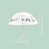 image:imagekate spade new york Clear Umbrella for Rain Large Bubble Umbrella for Weddings Love Is In The Air