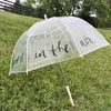 image:imagekate spade new york Clear Umbrella for Rain Large Bubble Umbrella for Weddings Love Is In The Air