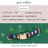 image:imagekate spade new york Cute Dog Collar with Gold Metal Details amp Plastic Buckle 15 to 22 Adjustable Dog Collar for Female or Male Dogs MediumLarge Watercolor DotMediumLarge Pack of 2