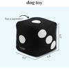 image:imagekate spade new york Cute Plush Dog Toy with Squeaker Pet Chew Toy for Small Medium Large Breeds Dice