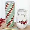 image:imagekate spade new york Cute Stainless Steel Mug 24 Ounce Travel Tumbler Double Wall Insulated Cup with Lid Luna Stripe