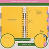 image:imagekate spade new york Daily Planner 20252026 Large Agenda August 2025December 2026 Hardcover Weekly and Monthly Spiral Planner with Stickers Charmed LibraryBold Painterly Stripe