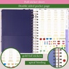 image:imagekate spade new york Daily Planner 20252026 Large Agenda August 2025December 2026 Hardcover Weekly and Monthly Spiral Planner with Stickers Charmed LibraryCoastal Garden