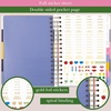 image:imagekate spade new york Daily Planner 20252026 Large Agenda August 2025December 2026 Hardcover Weekly and Monthly Spiral Planner with Stickers Charmed LibraryBold Painterly Stripe