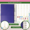 image:imagekate spade new york Daily Planner 20252026 Large Agenda August 2025December 2026 Hardcover Weekly and Monthly Spiral Planner with Stickers Charmed LibraryCharmed Library