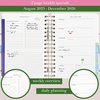 image:imagekate spade new york Daily Planner 20252026 Large Agenda August 2025December 2026 Hardcover Weekly and Monthly Spiral Planner with Stickers Charmed LibraryCharmed Library