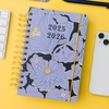 image:imagekate spade new york Daily Planner 20252026 Medium Agenda August 2025December 2026 Hardcover Weekly and Monthly Spiral Planner with Stickers Coastal GardenCoastal Garden