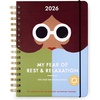 image:imagekate spade new york Daily Planner 2026 Large Agenda JanuaryDecember 2026 Hardcover Weekly and Monthly Spiral Planner with Stickers Book Club