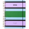 image:imagekate spade new york Daily Planner 2026 Large Agenda JanuaryDecember 2026 Hardcover Weekly and Monthly Spiral Planner with Stickers Downtown Stripe