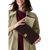 image:imagekate spade new york Deco Glazed Leather Soft Shoulder BagBlackberry Jam