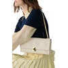 image:imagekate spade new york Deco Glazed Leather Soft Shoulder BagCashew Milk