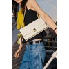 image:imagekate spade new york Deco Glazed Leather Soft Shoulder BagCashew Milk