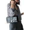 image:imagekate spade new york Deco Glazed Leather Soft Shoulder BagGlazed Black