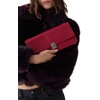 image:imagekate spade new york Deco Glazed Leather Soft Shoulder BagRed Jam