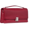 image:imagekate spade new york Deco Glazed Leather Soft Shoulder BagRed Jam
