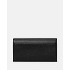 image:imagekate spade new york Deco Pebbled Leather Large Flap WalletBlack