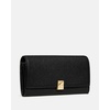 image:imagekate spade new york Deco Pebbled Leather Large Flap WalletBlack