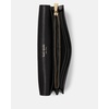 image:imagekate spade new york Deco Pebbled Leather Large Flap WalletBlack
