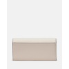 image:imagekate spade new york Deco Pebbled Leather Large Flap WalletColorblock Cashew Milk Multi