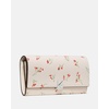 image:imagekate spade new york Deco Pebbled Leather Large Flap WalletCream Multi Vibrant Buds