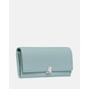 image:imagekate spade new york Deco Pebbled Leather Large Flap WalletEnglish Sea