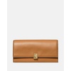 image:imagekate spade new york Deco Pebbled Leather Large Flap WalletGarden Soil
