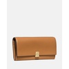 image:imagekate spade new york Deco Pebbled Leather Large Flap WalletGarden Soil