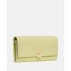 image:imagekate spade new york Deco Pebbled Leather Large Flap WalletPale Citron